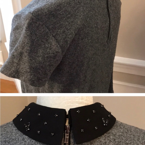 LOFT sequin collar mini dress - Picture 3 of 3